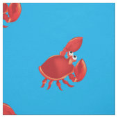 Cartoon Crab Fish Print Pattern Stoff (Muster)