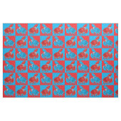 Cartoon Crab Fish Print Pattern Stoff (Yard (91,4 cm))
