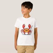 Cartoon Crab Kids Tee (Vorne ganz)