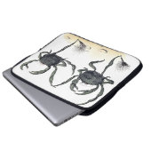 Cartoon Crab Laptopschutzhülle (Vorne Knopf)