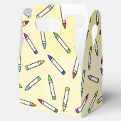 Cartoon Crayon Pattern Geschenkschachtel (Geöffnet)