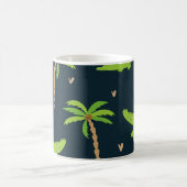 Cartoon Crocodiles: Alligator Palms Muster. Kaffeetasse (Mittel)
