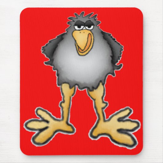 Cartoon Crow Mousepad (Vorne)