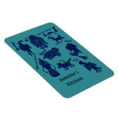 Cartoon Cryptids Cryptozoology Guide Personalisier Magnet (Rechte Seite)