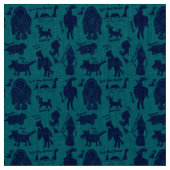 Cartoon Cryptids Cryptozoology ID Guide Stoff (Muster)