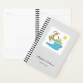 Cartoon Cute Funny Dog Puppy Fishing Humorous 2026 Planer (Anzeige)