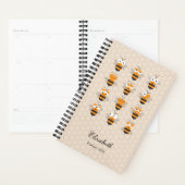 Cartoon Cute Funny Honey Bee Honeycomb 2026 Planer (Anzeige)
