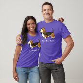 Cartoon-Dachshund-Jagdhund T-Shirt (Unisex)