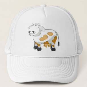 Cartoon Dairy Cow Cap Truckerkappe
