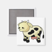 Cartoon Dairy Cow Magnet (Vorderseite/Rückseite)