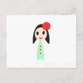 Cartoon Dall Postkarte (Vorderseite)