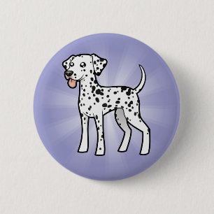 Cartoon-Dalmatiner Button