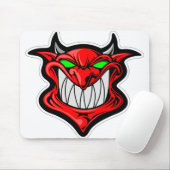 Cartoon-Dämon Mousepad (Mit Mouse)