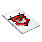 Cartoon-Dämon Notizblock (Rechte Seite)