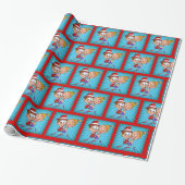 Cartoon Dancers Gift Wrapping Paper Geschenkpapier (Ungerollt)