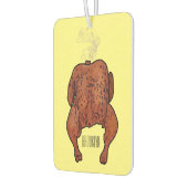 Cartoon-Darstellung von Hähnchen Autolufterfrischer (Links)