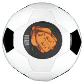 Cartoon-Darstellung von Hähnchen Fußball (Gedreht)