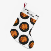 Cartoon-Darstellung von Hähnchen Kleiner Weihnachtsstrumpf (Vorderansicht (hängend))