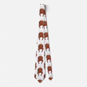 Cartoon-Darstellung von Hähnchen Krawatte (Vorderseite)