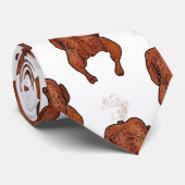 Cartoon-Darstellung von Hähnchen Krawatte (Gerollt)