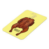 Cartoon-Darstellung von Hähnchen Magnet (Linke Seite)