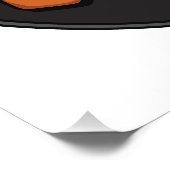 Cartoon-Darstellung von Hähnchen Poster (Ecke)