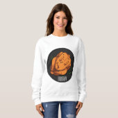 Cartoon-Darstellung von Hähnchen Sweatshirt (Vorne ganz)
