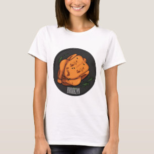 Cartoon-Darstellung von Hähnchen T-Shirt