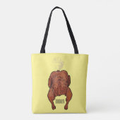 Cartoon-Darstellung von Hähnchen Tasche (Rückseite)