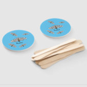 Cartoon-Darstellung von Riesenleoparden Fächer (Non-assembled)