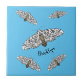 Cartoon-Darstellung von Riesenleoparden Fliese (Vorderseite)