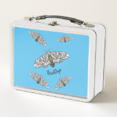 Cartoon-Darstellung von Riesenleoparden Metall Brotdose (Vorderseite)