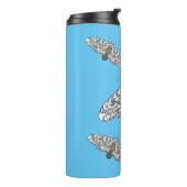 Cartoon-Darstellung von Riesenleoparden Thermosbecher (Nach links gedreht)