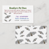 Cartoon-Darstellung von Riesenleoparden Visitenkarte (Vorne/Hinten)