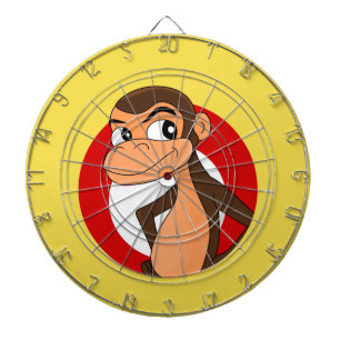 Cartoon-Dartboard Chimp Dartscheibe