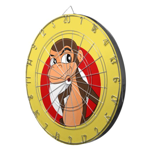 Cartoon-Dartboard Chimp Dartscheibe (Vorderseite rechts)