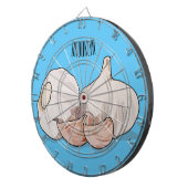 Cartoon Dartscheibe (Vorderseite rechts)