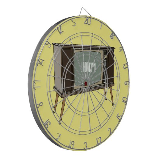 Cartoon Dartscheibe (Vorderseite Links)