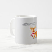 Cartoon Deer Coffee Tasse (Vorderseite Links)