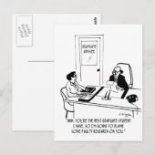 Cartoon der Akademie 6261 Postkarte (Vorne/Hinten)