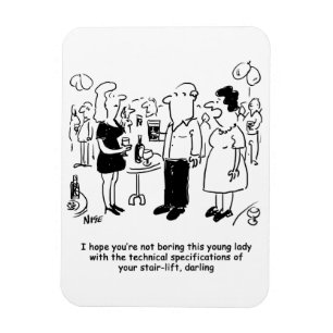 Cartoon der Fahrtreppenspezifikationen Magnet