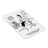 Cartoon der Fernsehabstimmung. Magnet (Rechte Seite)