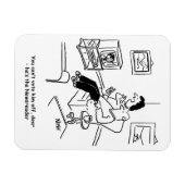 Cartoon der Fernsehabstimmung. Magnet (Horizontal)