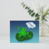 Cartoon der Frostillustrierung Postkarte (Stehend Vorderseite)