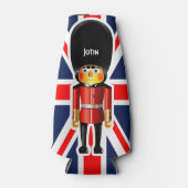 Cartoon der Königin-Garde-Soldaten Flaschenkühler (Vorderseite)