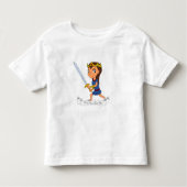 Cartoon der Kriegerprinzessin Kleinkind T-shirt (Vorderseite)
