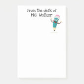 Cartoon der Laughing Pencil Post-it Notes Klebezettel (Vorderseite)