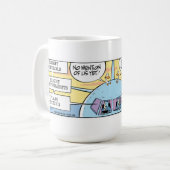 Cartoon der Pilotenliste Kaffeepause Tasse (Vorderseite Links)