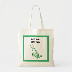 Cartoon der Rasenmäher - Lass It Mow Design Tragetasche