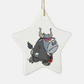 Cartoon der Sicherheitswache Keramik Ornament (Rechts)
